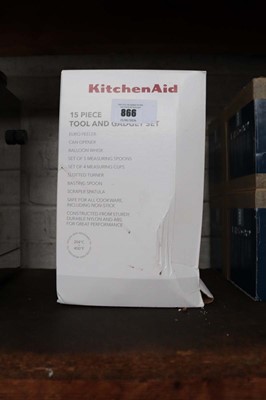 Lot 866 - KitchenAid 15-piece tool & gadget set