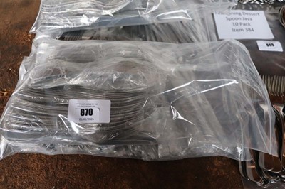 Lot 870 - 48-place setting Java modern plain design fine...