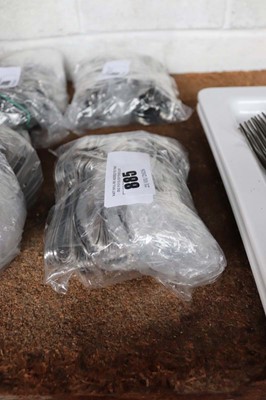 Lot 885 - Approx. 72 beaded stainless steel tea & coffee...