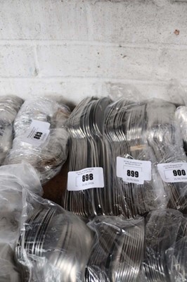 Lot 898 - Set of 20 large stainless steel serving forks...