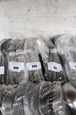 Lot 900 - Set of 20 large stainless steel serving forks...