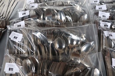 Lot 912 - 60-place setting of stainless steel budget...