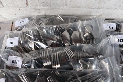Lot 916 - 60-place setting of stainless steel budget...
