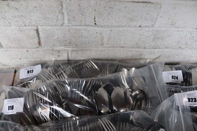 Lot 917 - 60-place setting of stainless steel budget...