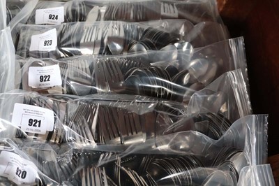 Lot 921 - 60-place setting of stainless steel budget...