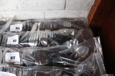 Lot 923 - 60-place setting of stainless steel budget...
