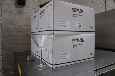 Lot 827 - Four boxes of Olympia Martini glasses