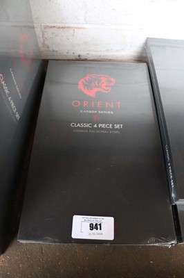 Lot 941 - Orient Carving Series classic 4-piece knife set