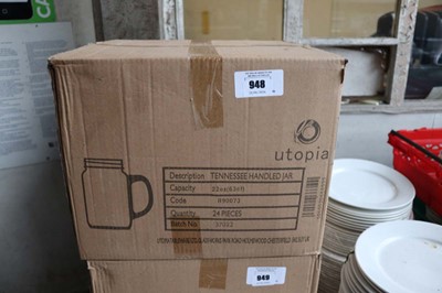 Lot 948 - 24-piece Tennessee handled drinking jars