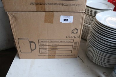 Lot 949 - 24-piece Tennessee handled drinking jars