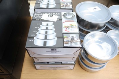 Lot 962 - 3x Latham & Hall 5-piece food storage...