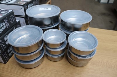 Lot 964 - 3x Latham & Hall 5-piece food storage...