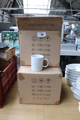 Lot 850 - Three boxes of Olympia mugs