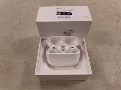 Lot 2005 - Apple Airpods Pro 3, boxed with charging case,...