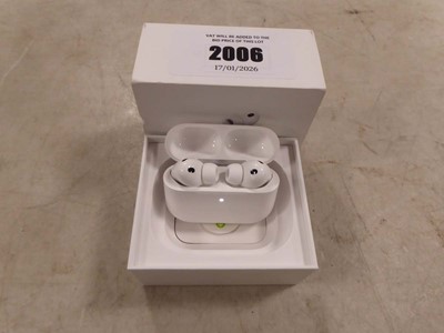 Lot 2006 - Apple Airpods Pro 3, boxed with charging case,...