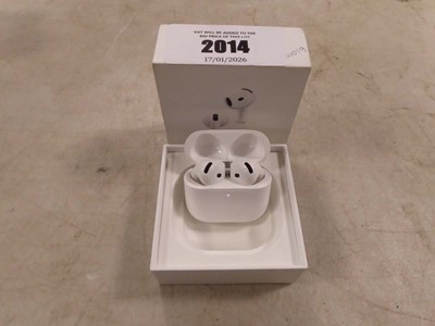 Lot 2014 - Apple Airpods 4 (ANC), boxed with charging...