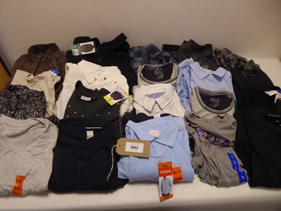 Lot 3442 - x20 mixed clothing items to include Swims etc