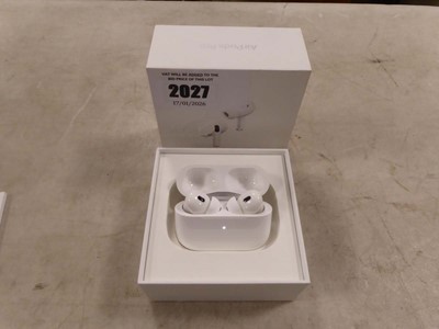 Lot 2027 - Apple Airpods Pro (2nd Generation), boxed with...
