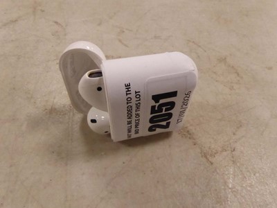 Lot 2051 - Apple Airpods, with charging case