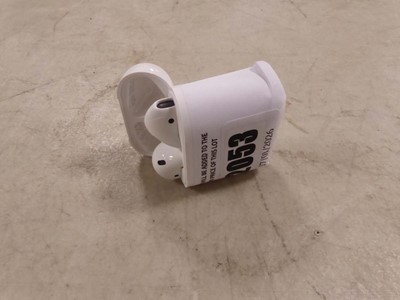 Lot 2053 - Apple Airpods, with charging case