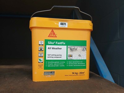 Lot 4071 - Tub of Sika all-weather self-setting paving...