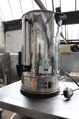 Lot 996 - Tea urn