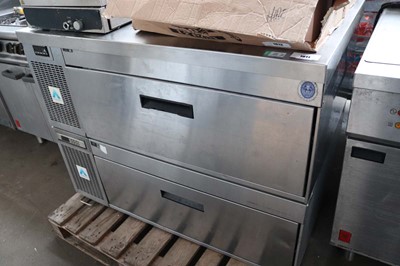 Lot 1011 - 110cm Adande VCS BS two drawer refrigerated...