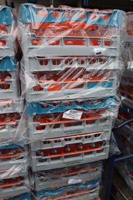 Lot 1030 - Six stacking trays containing 9oz poly wine...