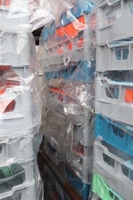 Lot 1034 - Seven stacking trays containing thirty 9oz...