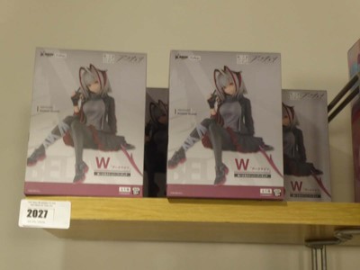 Lot 2027 - 4 Boxed Furiu Arknights W Noodle Stopper figures