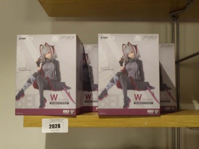 Lot 2028 - 4 Boxed Furiu Arknights W Noodle Stopper figures