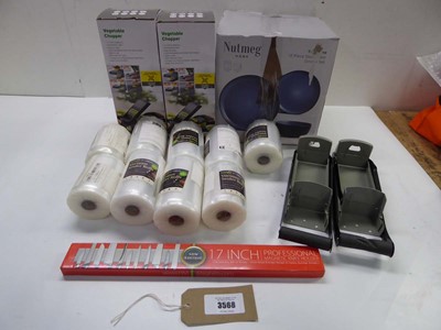 Lot 3568 - Nutmeg 12 piece stoneware dinner set,...