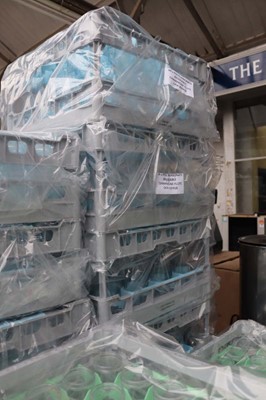 Lot 1047 - Six stacking crates of forty-four poly...