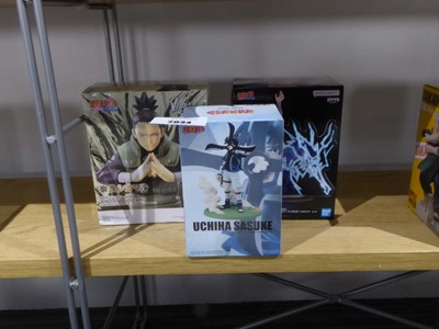Lot 2034 - 3 Boxed Naruto figures, Vibration Stars Nara...