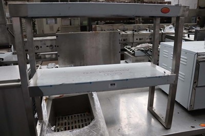 Lot 1070 - 80cm stainless steel two tier gantry