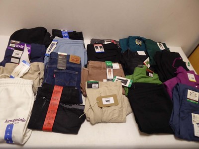 Lot 3447 - x20 mixed clothing items to include Levi's etc