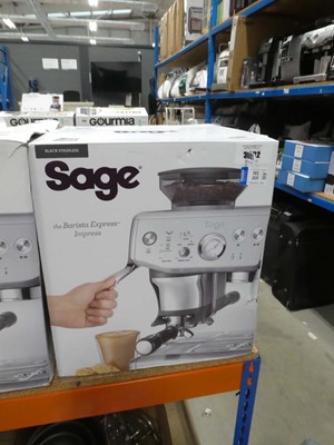 Lot 3001 - Sage Barista Express Impress coffee machine