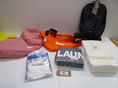 Lot 3576 - Regatta Highton backpack, Wilson sports bag,...