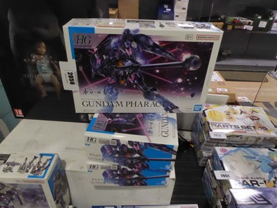 Lot 2056 - Four boxed Bandai model kits of the Anime...
