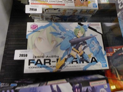 Lot 2059 - Two boxed Bandai model kits of Far-Farina plus...