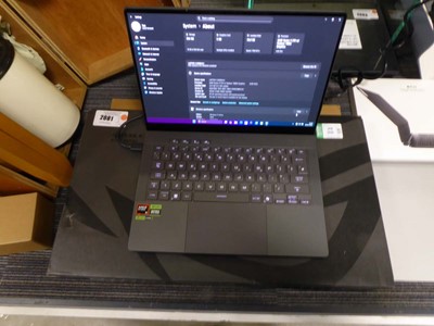Lot 2081 - Boxed Asus Rog laptop GA403 with AMD Ryzen...