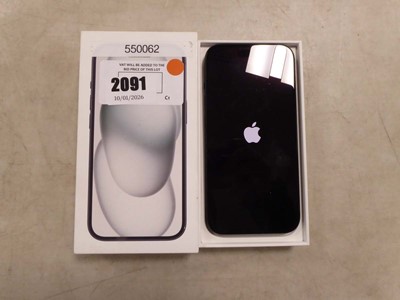Lot 2091 - Boxed Apple iphone 15, 120gb, MTP03ZD/A