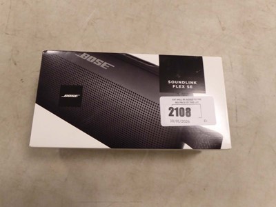 Lot 2108 - Boxed Bose sound link flex SE portable...