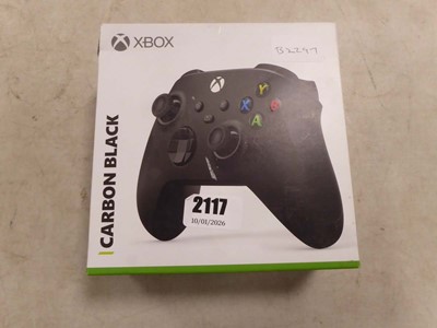 Lot 2117 - X Box carbon black controller boxed