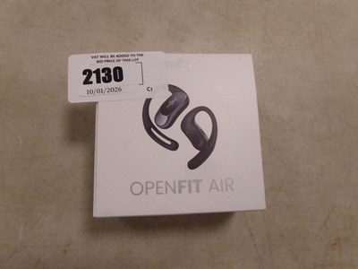Lot 2130 - Boxed pair of Shokz open fit air ear buds