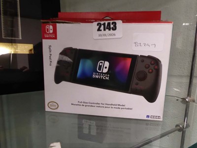 Lot 2143 - Nintendo Switch split pad pro controller, boxed