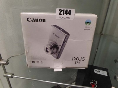 Lot 2144 - boxed Canon Ixus 175 camera