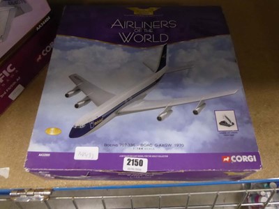 Lot 2150 - 2 boxed Corgi diecast planes, a war in the...