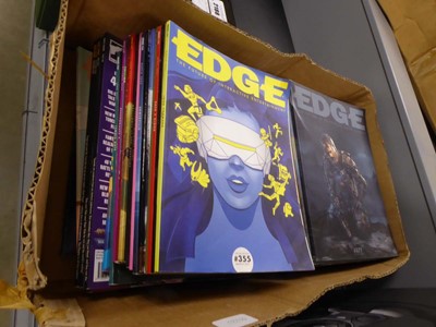 Lot 2187 - Box containing various copies of Edge Magazine...