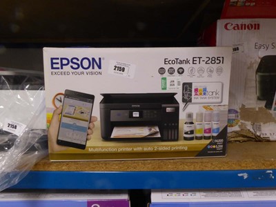 Lot 2159 - Boxed Epson Eco Tank ET2851 printer